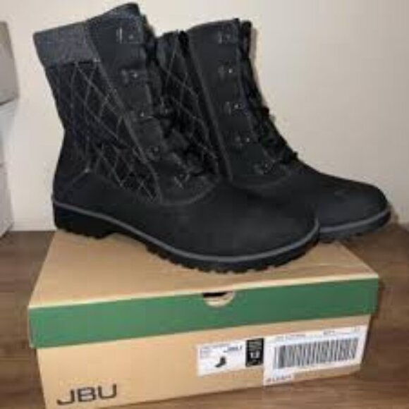 30-NIB JBU FARGO LACE UP SUMMIT WATERPROOF QUILTED BOOTS - Picture 6 of 7